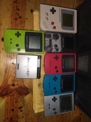 colección de game boy
