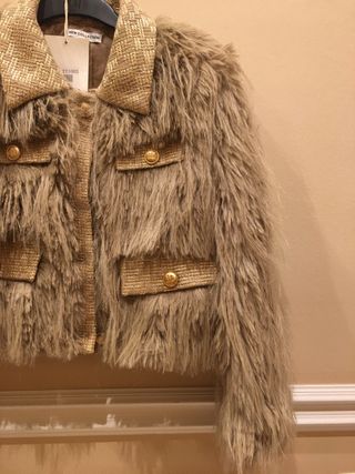 CHAQUETA DE PELO Y POLI PIEL NUEVA SIN ESTRENAR