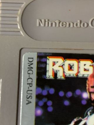Juego RoboCop para Game Boy. Edición Vintage USA