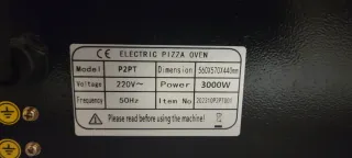 Horno electrico profesional