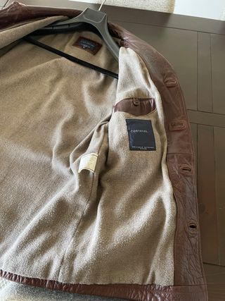 Chaqueta piel auténtica hombre talla L