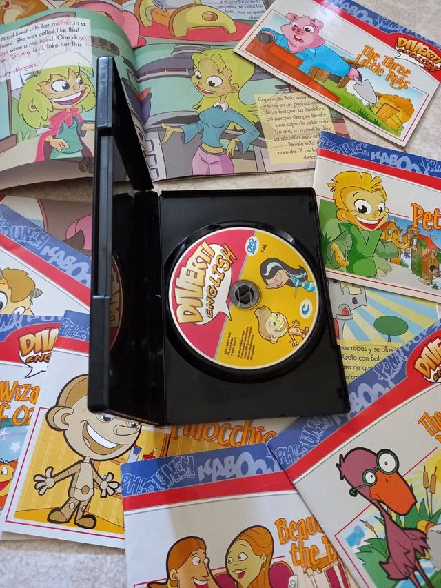 Cuentos bilingües inglés-español y cd