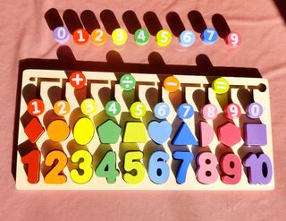 Juego aprendizaje madera