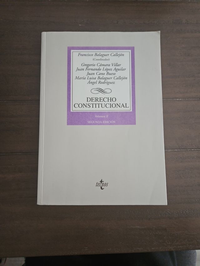 Derecho constitucional / Constitutional Law: Derechos Y Libertades Fundamentales. Deberes Constitucionales Y Principios Rectores. Instituciones Y Organos Constitucionales (Spanish Edition)