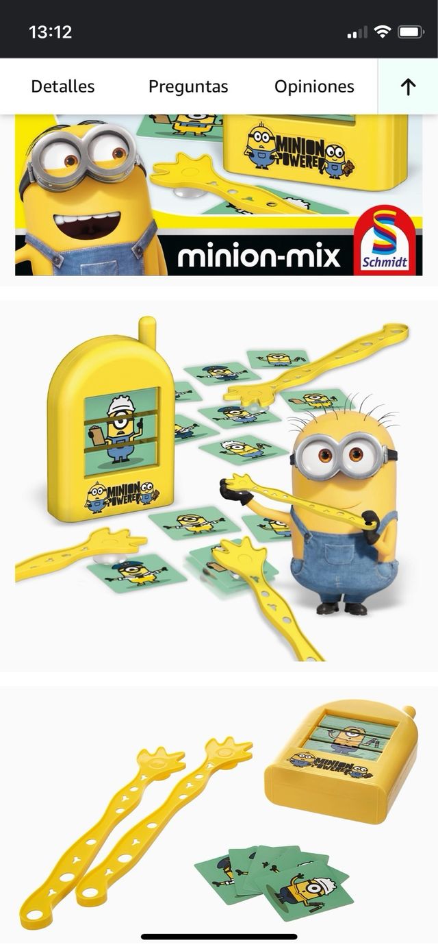Juego de mesa Minions Minion Mix Schmidt 40602