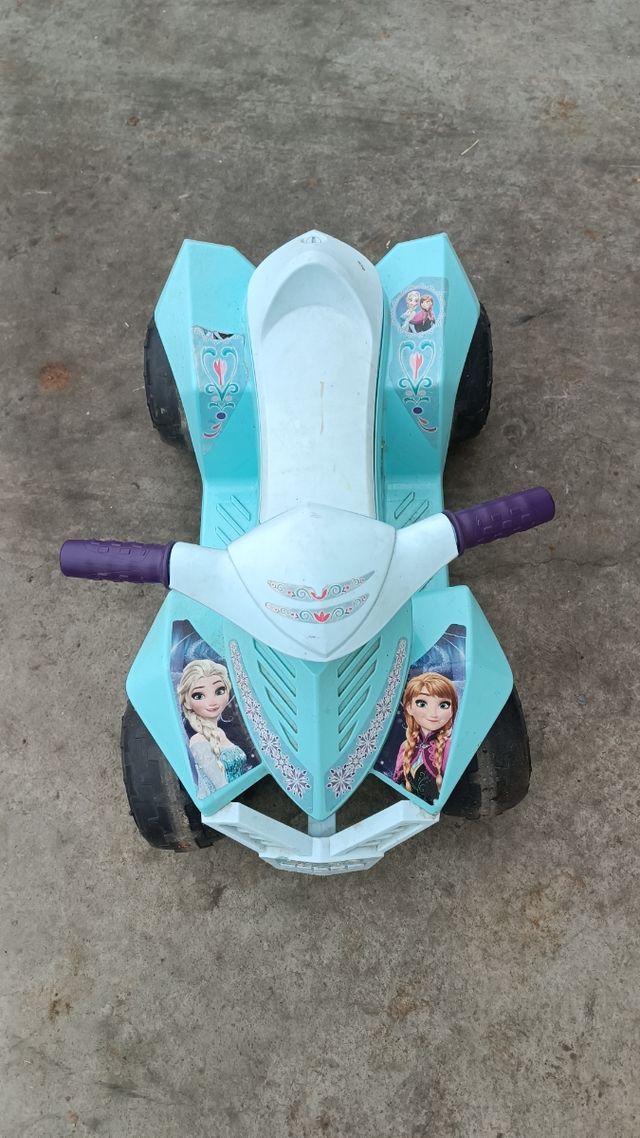 Quad electrico de niños es de la FROZEN