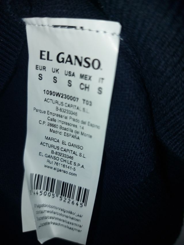 EL GANSO - Nuevo - Talla S