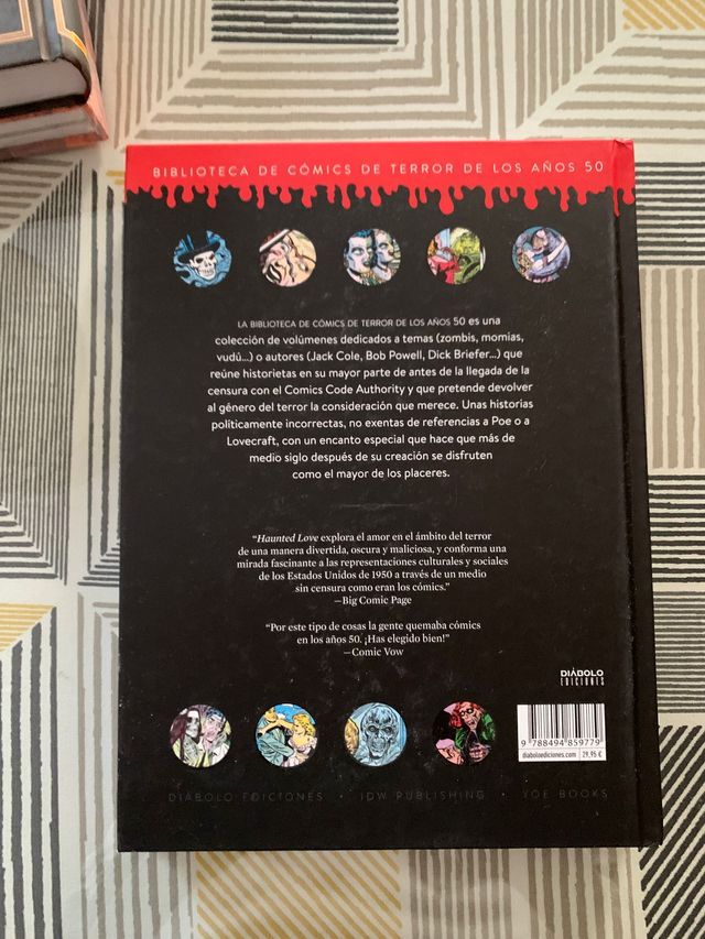HAUNTED LOVE BIBLIOTECA DE COMICS DE TERROR DE LOS