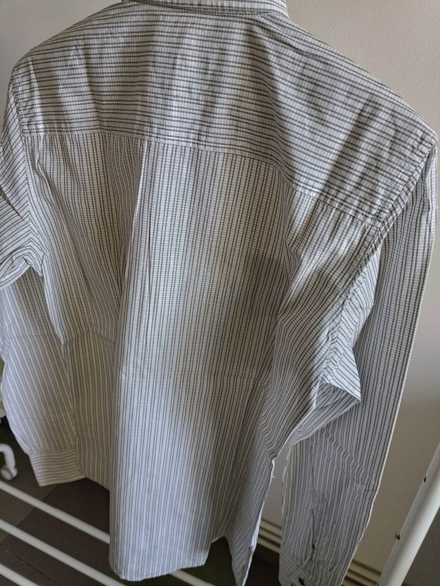 Camisa Fórmula Joven cuadros B/N