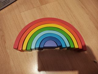 Arco iris madera
