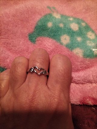 Anillo corazón mujer