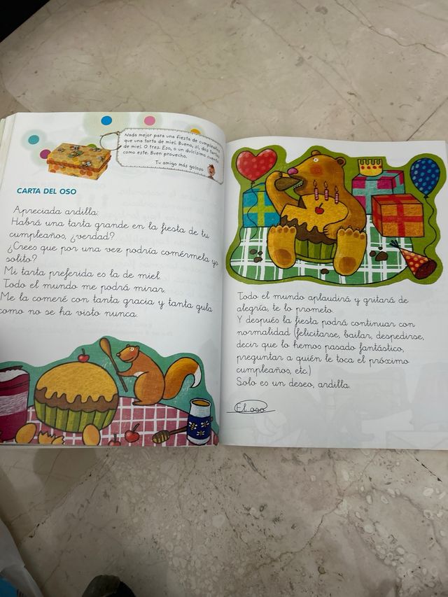 Lecturas. El regalo de cumpleaños. 1 Primaria
