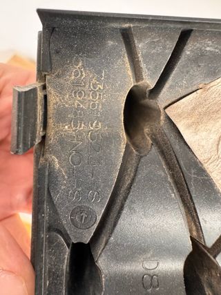 Fiat 500 Parrilla de parachoques delantero