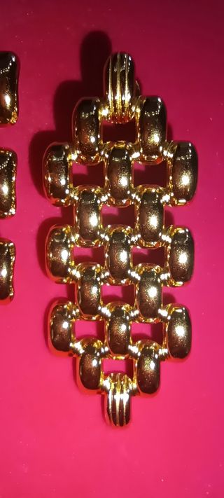 Pendientes chapados en oro 18K, nuevos