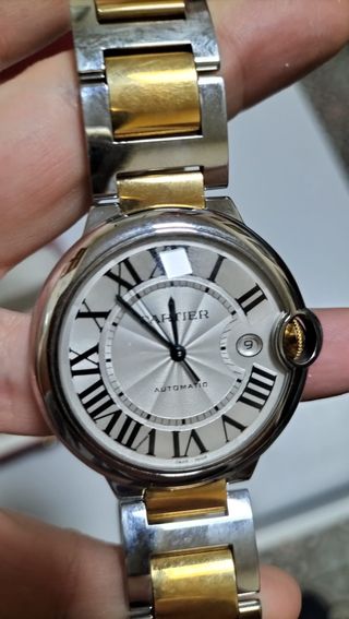 Cartier Ballon Bleu Oro y Metal