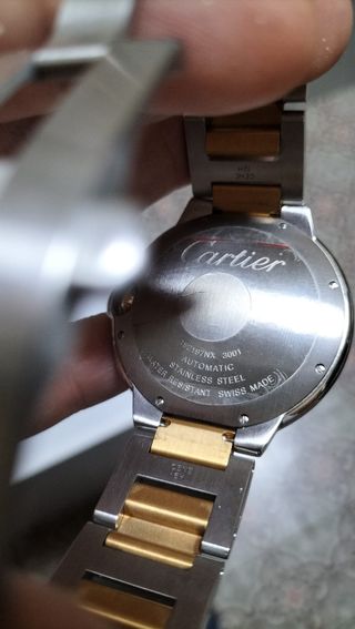 Cartier Ballon Bleu Oro y Metal