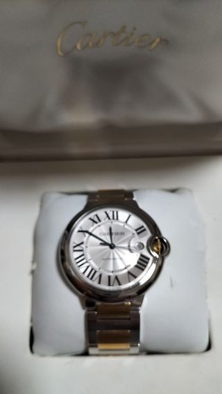 Cartier Ballon Bleu Oro y Metal