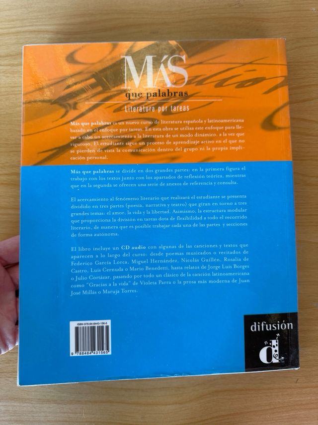 Libro ELE “Más que palabras”