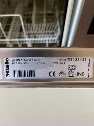 Tres Bandejas Lavavajillas Miele 