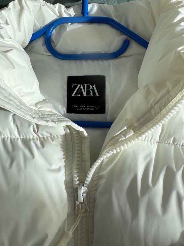 Chaqueta blanca Zara unisex talla M