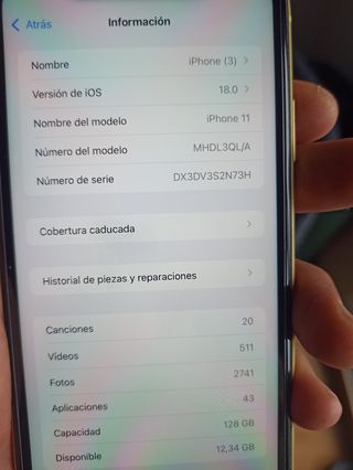 iPhone 11 128 GB Yellow