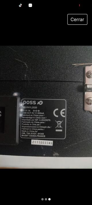 Tocadiscos de maleta.