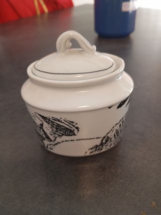 Set 6 piattini 6 tazzine Zuccheriera westerling