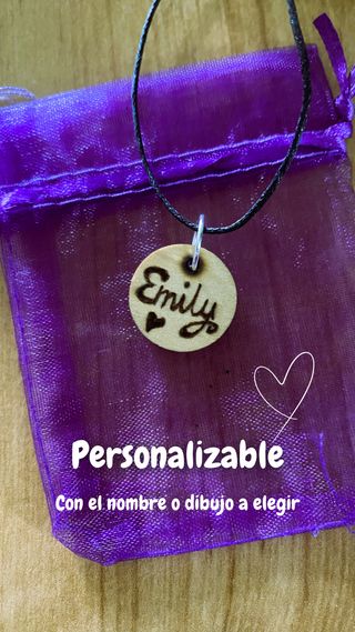 Medalla con nombre/dibujo personalizable