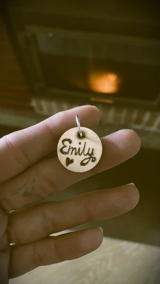 Medalla con nombre/dibujo personalizable