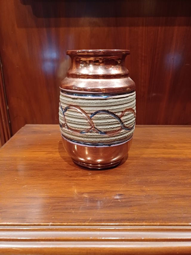 JARRON de Cerámica Metalizado