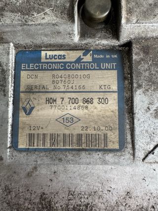 Centralita motor Renault 1.9 D Ref : 7700868300