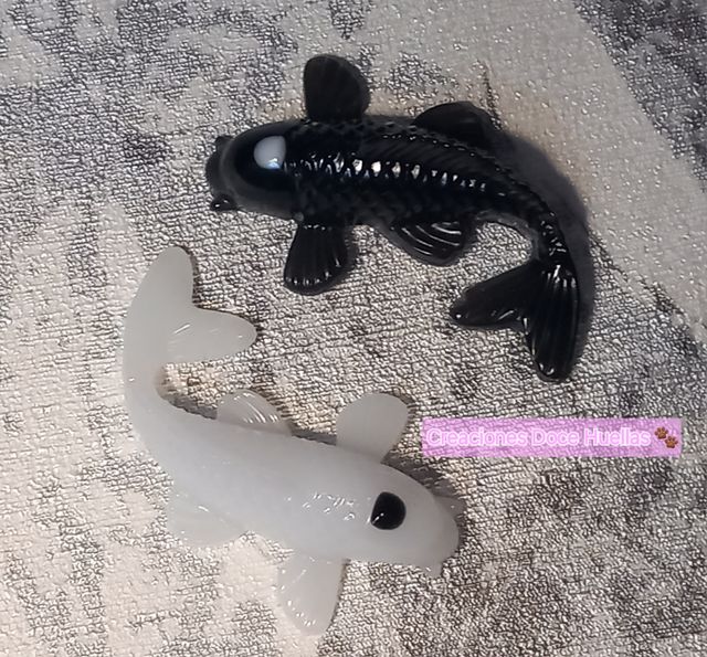 Peces koi Yin Yang
