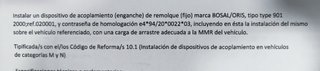 Bola remolque Mitsubishi carisma