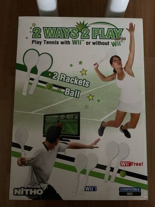 Accessori Wii Nintendo Racchette da Tennis
