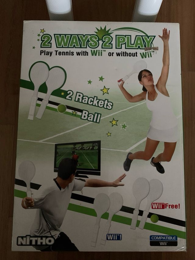 Accessori Wii Nintendo Racchette da Tennis