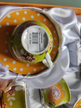 NUEVO. Juego café Veracruz 6 servicios