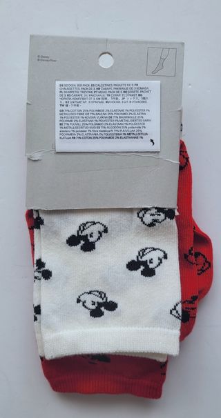 Calcetines y llavero Mickey ¡NUEVO!