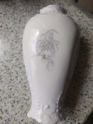 Juego de tocador jarrón y bandeja porcelana