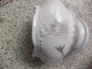 Juego de tocador jarrón y bandeja porcelana