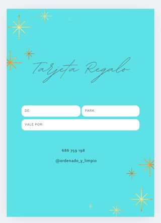 Limpieza y organización.