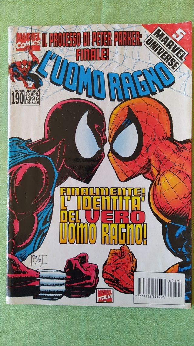 L'Uomo Ragno Spider-man 190, 1996. Italiano