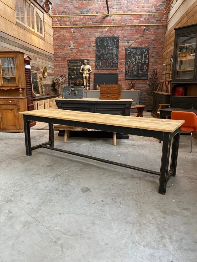 Mesa 2,5 metros madera