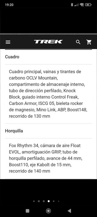 Bicicleta Trek fuel ex 9.7 2020