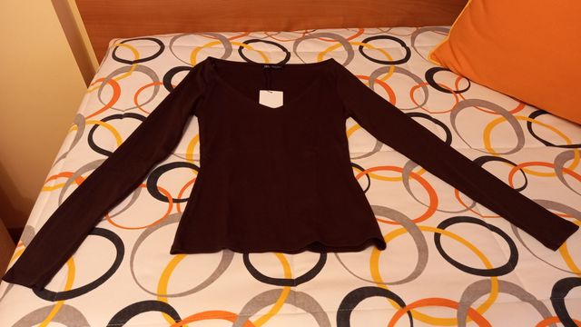 Camiseta de manga larga de Zara