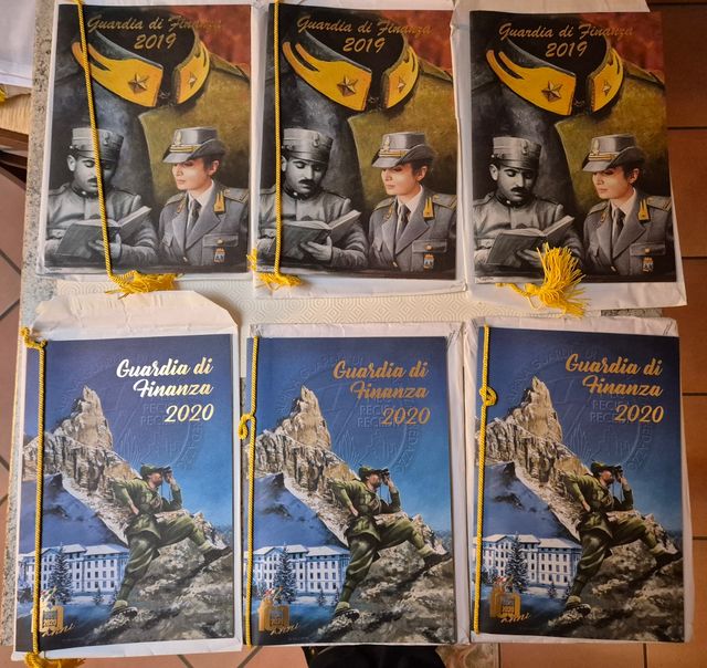 Calendari storici Guardia di Finanza