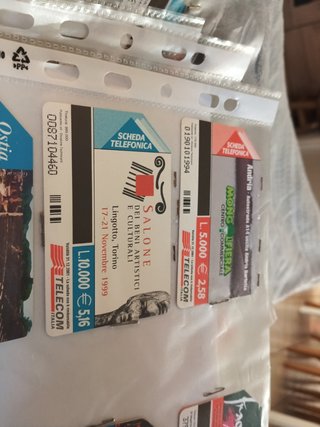 Schede telefoniche rare a tiratura bassissima