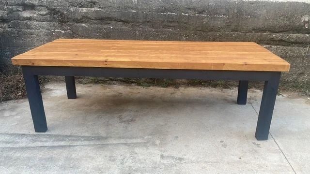 Mesa 3 metros madera maciza