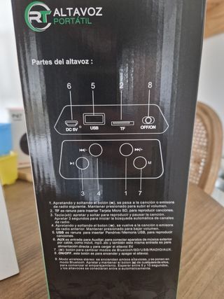 Altavoz portátil + cascos inalámbricoss