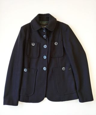 Abrigo de lana de Thomas Burberry.