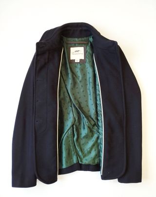 Abrigo de lana de Thomas Burberry.
